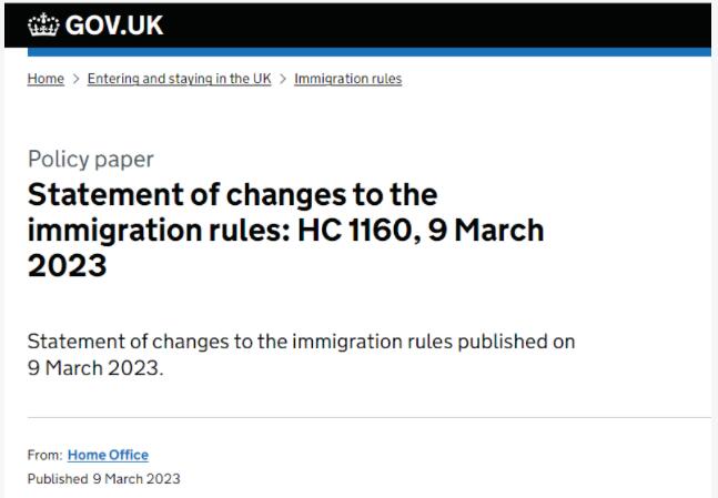 重磅！2023英國春季移民修正案發(fā)布！創(chuàng)新、工簽均有變動！